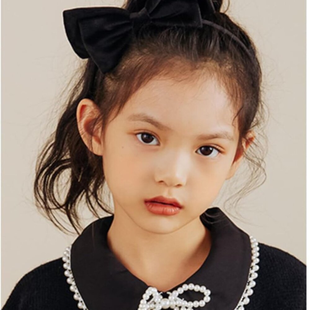 Velvet Bow Headband for Women Girls, Cute Bowknot Hair Hoop Headwear Costume Par